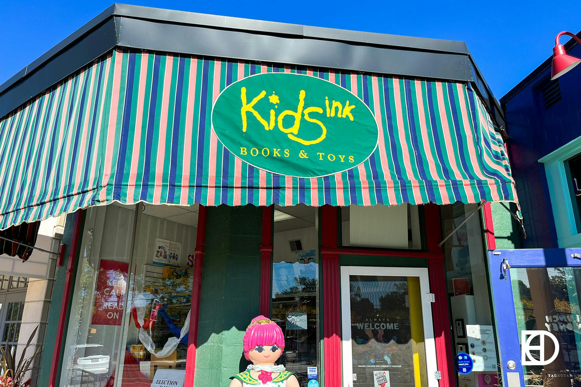 Photo of the exterior of Kids, Ink bookstore